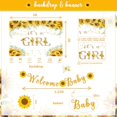 thumbnail image 5 of Sunflower Baby Shower Decorations for Girl, Yellow Baby Girl Shower Décor, Mommy To Be Sash&Pin Boxes Sunshine Sunflower Cake Cupcake Toppers Balloon Arch Backdrop, It's a Girl Baby Shower Supplies, 5 of 7