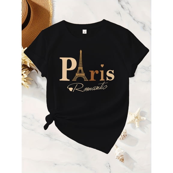 Fashion Women’s Breathable Cotton Short Sleeve Crew Neck T-Shirt for Daily Casual Wear