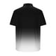 thumbnail image 5 of Blusa y camisa de manga corta con cuello vuelto para hombre, blusa informal de moda con cuello vuelto, blusa estampada de manga corta con botones, blusa de poliéster para hombre, 5 of 6