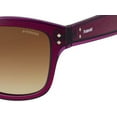 thumbnail image 2 of Polaroid Women's Polarized Burgundy Squared Cat Eye Sunglasses - PLD4034S-0JB6, 2 of 2