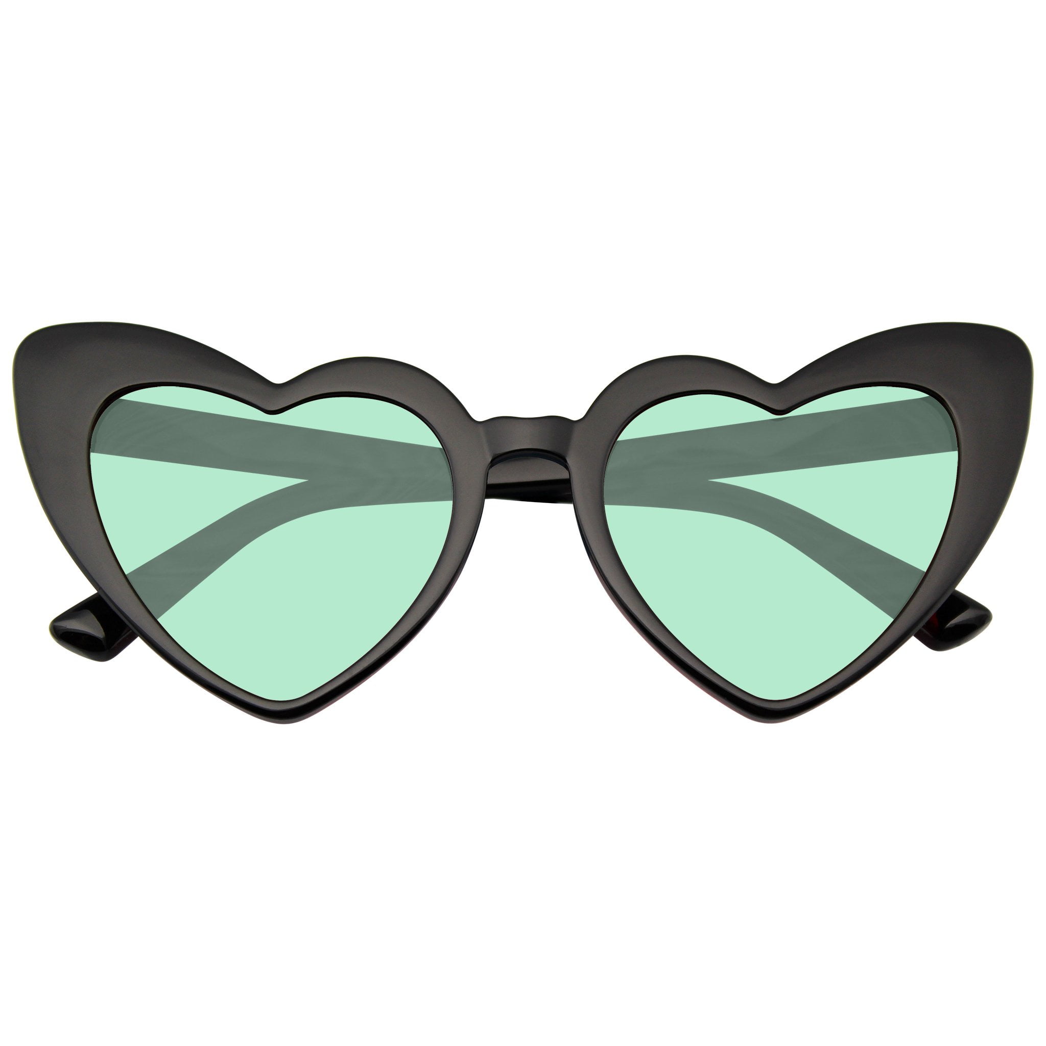 Emblem Eyewear Cat Eye Heart Shape Sunglasses Retro Festival Color