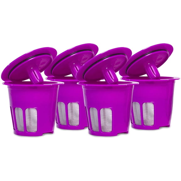 Perfect Pod Cafe Flow Refillable K Cup, 4-PK | For Keurig and Select Single Serve Coffee Makers