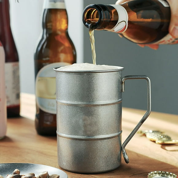 Metal Beer Cup,Beer Cup 304 Stainless Camping Cup Beer Cup Eco-Friendly Materials
