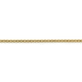 thumbnail image 3 of 14K Yellow Gold bracelet chain Flat 20 in 2 mm 2mm Lightweight, 3 of 5