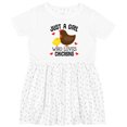 thumbnail image 3 of Inktastic Just a Girl Who Loves Chickens Girls Toddler Dress, 3 of 5