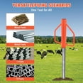 thumbnail image 5 of Accreate Ergonomic Fence Post Driver with Handles – Durable Steel for Easy Installation of Wooden & Metal Posts, 5 of 7
