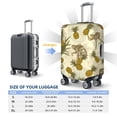thumbnail image 6 of Bixox Washable Monkeys and Pinealpples Printed Luggage Cover, Fashion Suitcase Protector Fits for X-Large luggage, 6 of 8