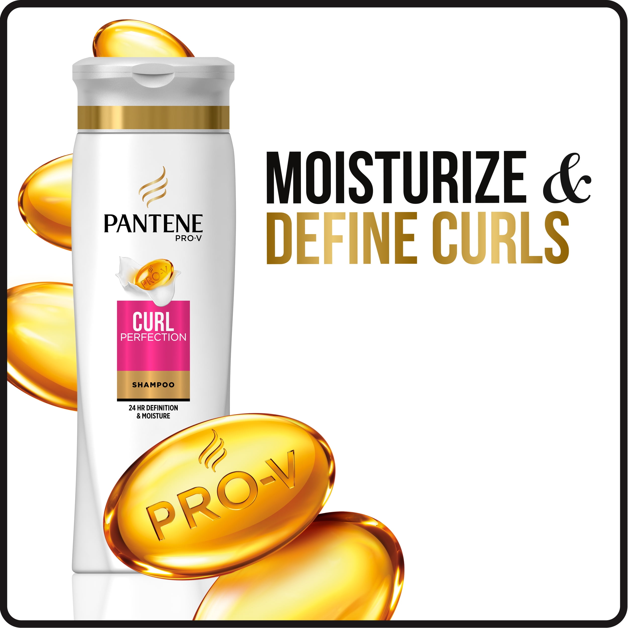 Pantene Pro-V Curl Perfection Shampoo, Nourishing, 20.1 fl oz