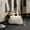 White, variant on Deeceymbur Large Capacity Canvas Duffel Bag Adjustable Shoulder Strap Sports Travel Weekender Gym Tote
