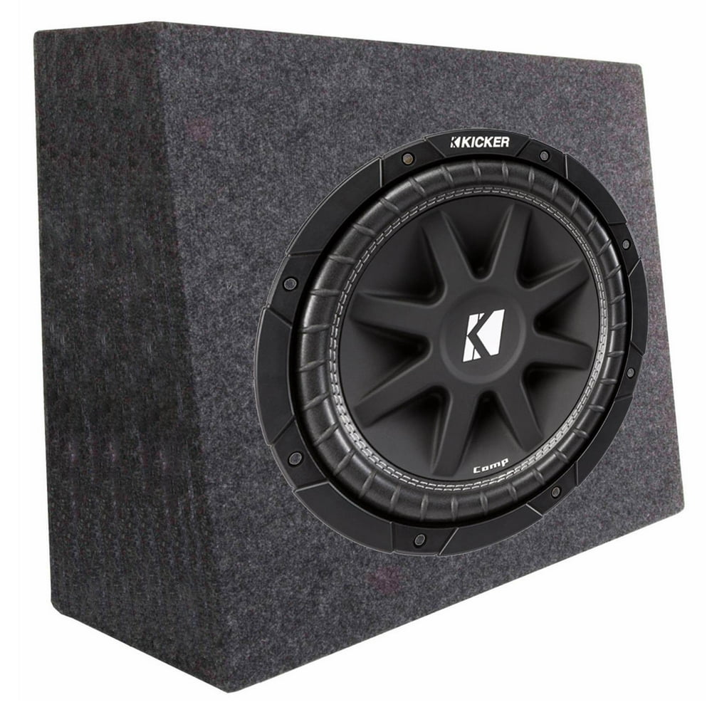 Kicker Car Audio 12" Loaded Custom Truck Sub Box Enclosure W/ C12