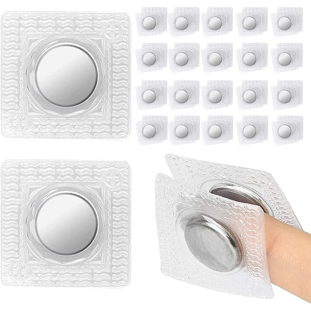 20 pares de broches magnéticos ocultos para coser, broches invisibles ...