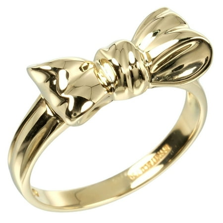 Pre-Owned Tiffany & Co. Ribbon Ring, size 14, K18YG, yellow gold, approx. 5.43g (Good)