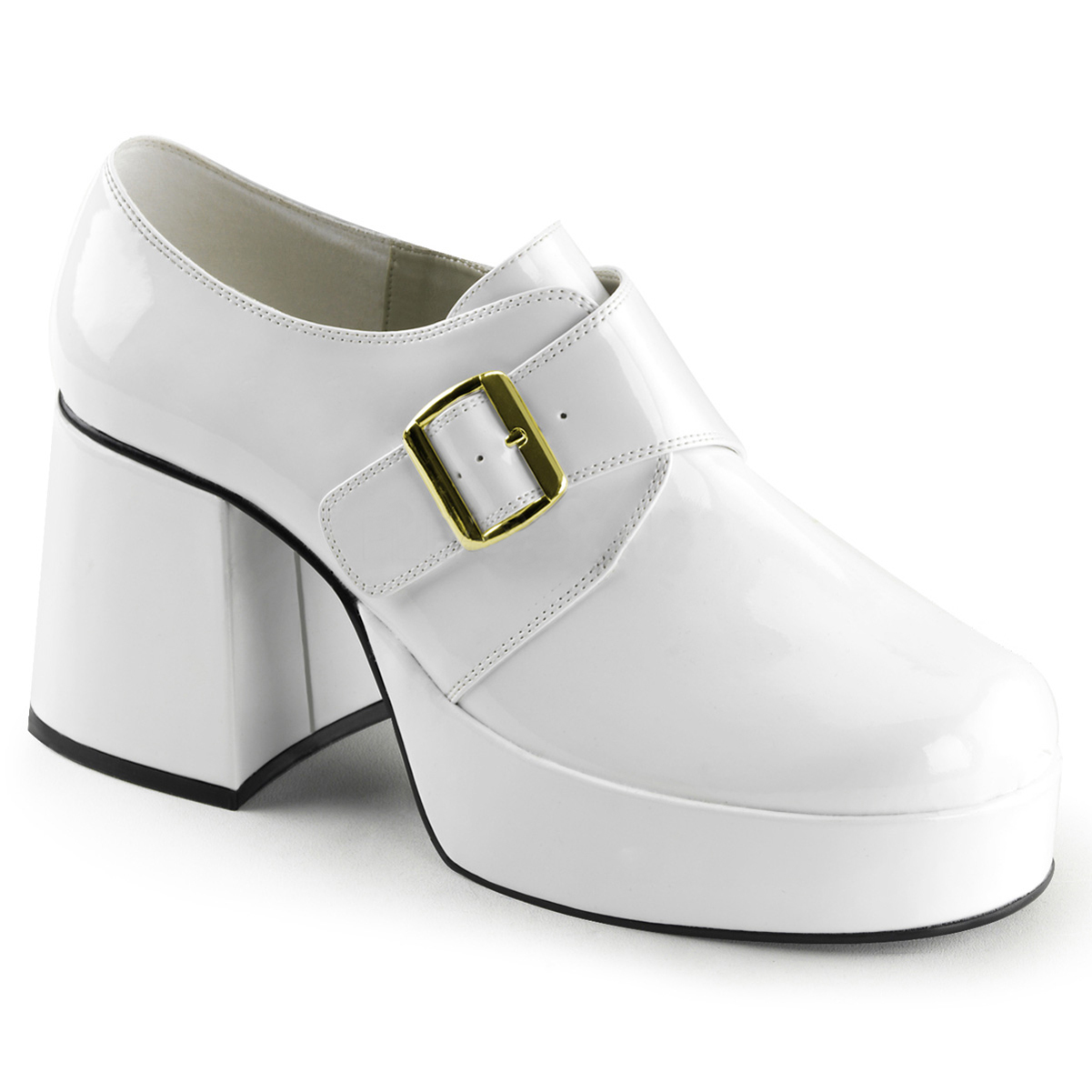 mens white platform shoes
