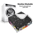thumbnail image 5 of Yayeee Throw Blanket for Couch Soft Warm 50" x 60" Sofa Chair Bed Decoration, Colorful White, 5 of 7