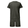 thumbnail image 5 of Short Set Two Piece Outfits Casual T Shirts and Shorts Summer Set Beach Wear Mens Vacation Clothes, 5 of 9