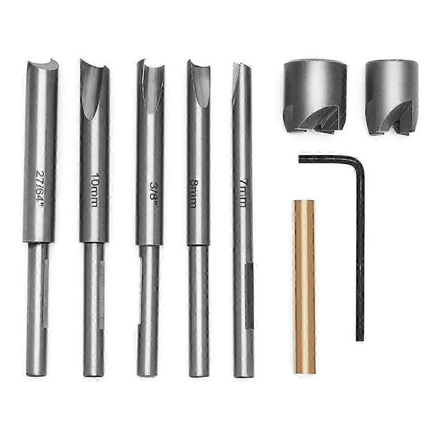 Pen Mill Set,10 Pieces Barrel Trimmer System for Pen Kits for Woodworking Pen Kits