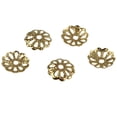 thumbnail image 4 of 500pcs 6mm Gold Tone Flower Bead Caps for Jewelry Making,500pcs x Flower Bead Caps,Gold, 4 of 5