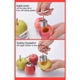 thumbnail image 3 of Cateissary Extractor de núcleo de fruta de de acero inoxidable, separador de deshuesador de verduras, herramientas de cocina para el hogar, Cocina y Comedor L, 3 of 6