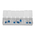 thumbnail image 3 of Pastillero De 7 Días, Portátil De Viaje, Resistente A Altas Temperaturas, Organizador Semanal De Medicamentos De Plástico Con 7 Rejillas Para Tabletas De Calcio Para Aceite De, 3 of 7