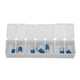 thumbnail image 3 of Organizador Semanal De Medicamentos, Pastillero Portátil De 7 Días, Plástico De Viaje, , Para Aceite De Pescado, Tabletas De Calcio, 3 of 7