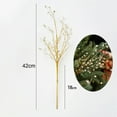 thumbnail image 6 of Christmas Artificial Glitter Picks Faux Crystal Berry Stem Ornaments Christmas Tree Glittery Twig Bead Stick Branches for Holiday Wedding Vase Decor, 6 of 7