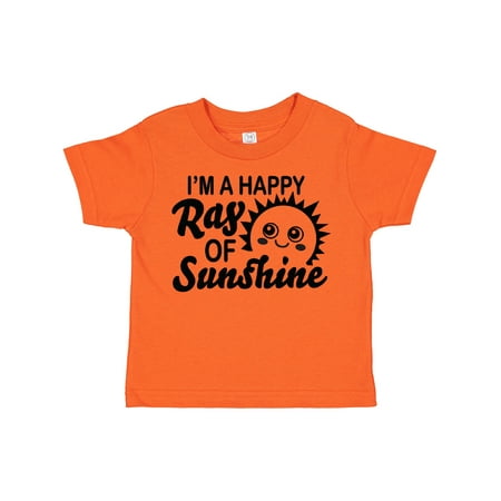 

Inktastic Im a Happy Ray of Sunshine with Happy Sun Gift Toddler Boy or Toddler Girl T-Shirt