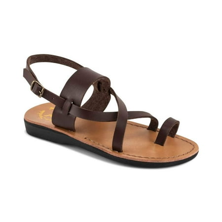Bethany Vegan - Leather Alternative Sandal | Brown