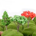 thumbnail image 4 of Simulación de micropaisaje Árbol de cerezo en flor Una variedad de adornos florales de plástico creativos opcionales Modelo de casa Villa Flores y plantas, 4 of 5
