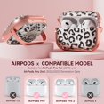 thumbnail image 2 of Funda para AirPods Pro de segunda y primera generación con cierre de seguridad, diseño de flores, 2 of 8