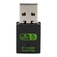 thumbnail image 4 of Tarjeta de red inalámbrica WiFi Bluetooth 4.2 de 600 MB, receptor, controlador gratuito, adaptador de antena LAN 2 en 1 RTL8821CU, 4 of 14