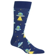 Hot Sox Mens Alien Crew Socks