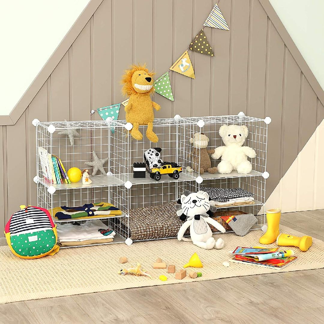 Cube Storage, 18 Pair Shoe Rack, Shoe Storage Organizer with Divider Design, Clothes Storage