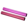 thumbnail image 1 of Unique Bargains Relais Piste Bâtons en Alliage d'Aluminium Tube Course Athlétisme Bâton Rose, Rouge 2 Pack, 1 of 5