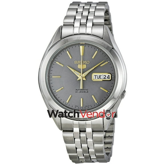 Seiko 5 Automatic Grey Dial Stainless Steel Men's Watch SNKL19