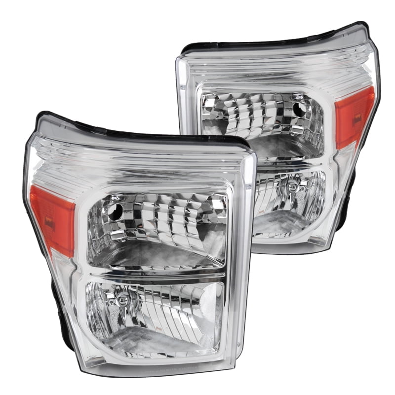 SpecD Tuning Clear Headlights Compatible with Ford F250 F350 F450 F550