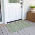 thumbnail image 6 of Addison Rugs Chantille Indoor/Outdoor Transitional Stripes Aloe Washable Rectangle Rug, 1'8" x 2'6", 6 of 6