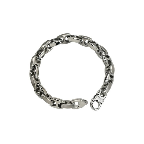Gem And Harmony 8.25 Inch Mens Stainless Steel Modern Bracelet