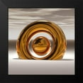 thumbnail image 2 of Hillert, Peter 15x15 Black Modern Framed Museum Art Print Titled - Golden Circle I, 2 of 5