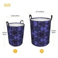 thumbnail image 5 of ZICANCN Blue Mandela Fractal Spiral Laundry Basket Organizer , Dirty Clothes Hamper for Bathroom Kids Girls Boys Laundry Hamper Small, 5 of 8