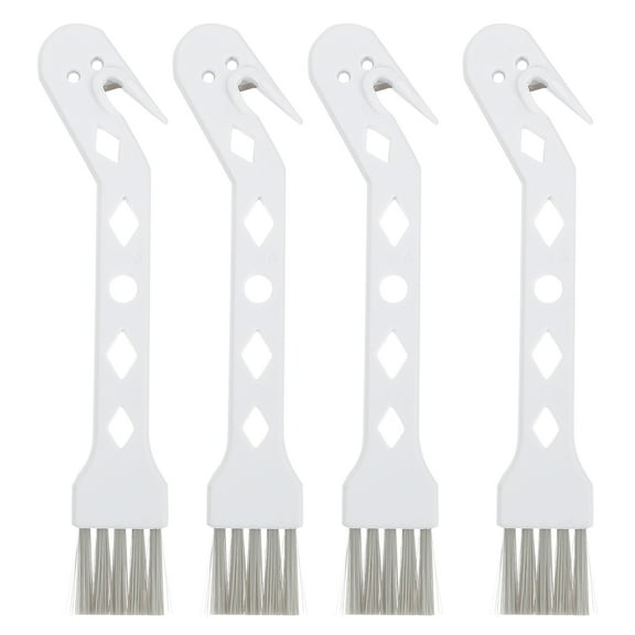 4 Pcs Practical Brush Vacuum Cleaner Car Rigid Shop Adaptors White