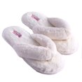 thumbnail image 4 of Millffy Chaussons Transparents Confortables pour Femmes Tongs pour Intérieur Extérieur (Femmes US 5-6, Beige), 4 of 4