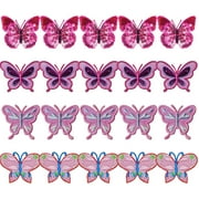 Has Coats 40 Pcs Multi-Function Iron Patches Clothes Butterfly Embroidered Insect Sheets Polyester