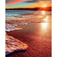 thumbnail image 1 of Sunset Seaside Landscape Paint by Numbers, 1 of 8