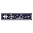 thumbnail image 2 of Let It Snow Somewhere Else Holiday Novelty Decor, Metal Wall Sign - 4x18 Inches, 2 of 4