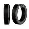 thumbnail image 1 of Pendientes de aro pequeño Huggie Silvora de plata esterlina para hombres y mujeres 10mm, 1 of 8