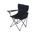 thumbnail image 4 of Silla plegable para acampar, silla de playa estable, portátil y confiable, silla con forma de para exteriores, silla plegable para Picnic, pesca, Negro, 4 of 8