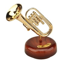 Gqtwoy Classical Orchestral Instruments Music Box, Vintage Jewelry Storage, Mechanical Music Box, Home Decor, Unique Gifts for Collectors, Retro Home Ornament