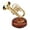 B, variant on C Vintage Mechanical Saxophone Music Box For Home Decor Classical Octave Instrument Ornament For Wine Cooler And Gift For Girls C