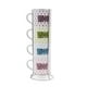 thumbnail image 2 of Juego de tazas Silver Buffalo Sanrio Hello Kitty de 4 piezas con estante, 2 of 9