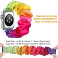 thumbnail image 2 of ALMNVO Scrunchie Strap Compatible with Apple Watch Band 44mm 40mm 42mm 38mm Elastic Nylon Solo Loop Smart Bracelet iwatch 5 4 3 SE 6 7 45mm 41mm, 2 of 8